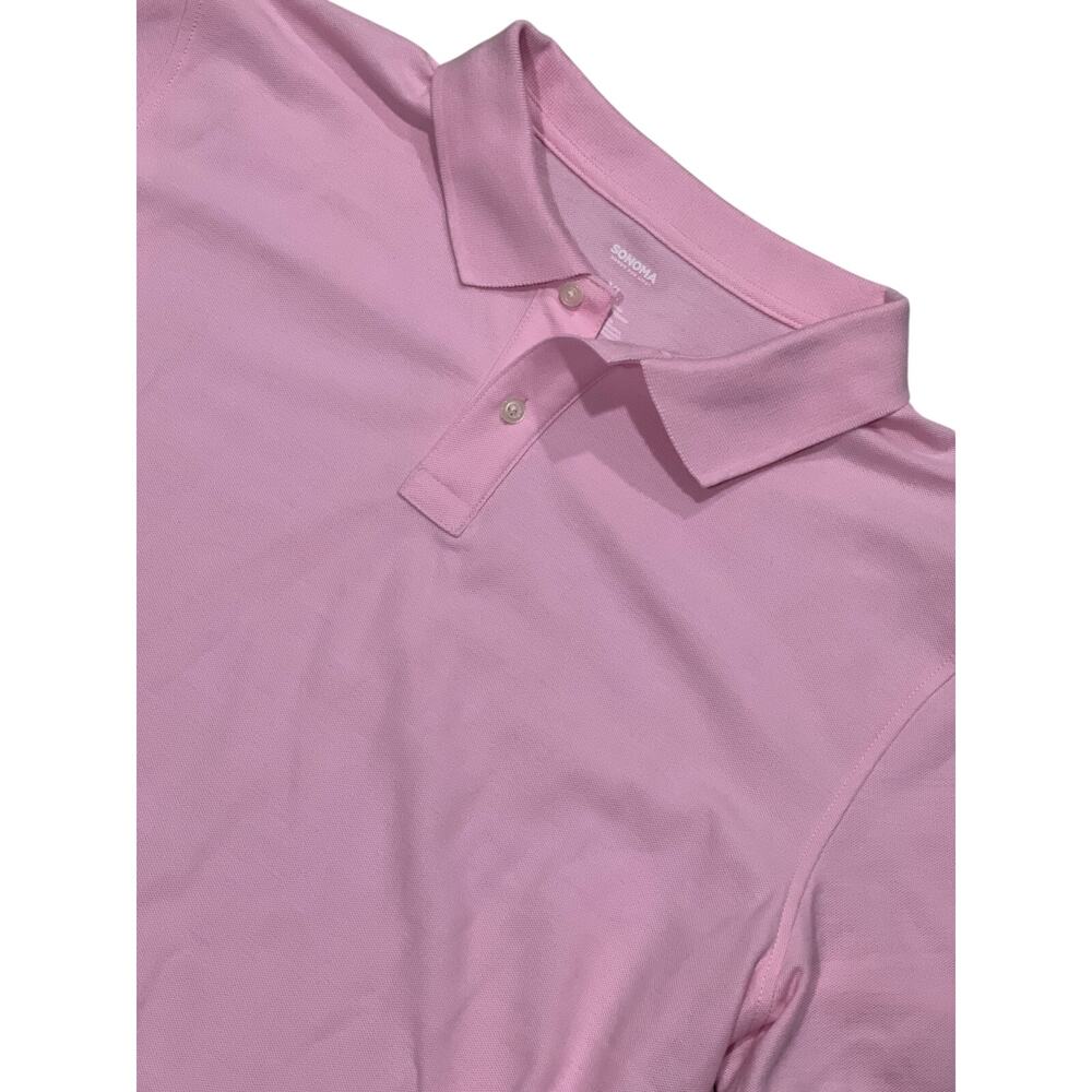 Sonoma, Pink Golf Shirt, Size XL, 1485W